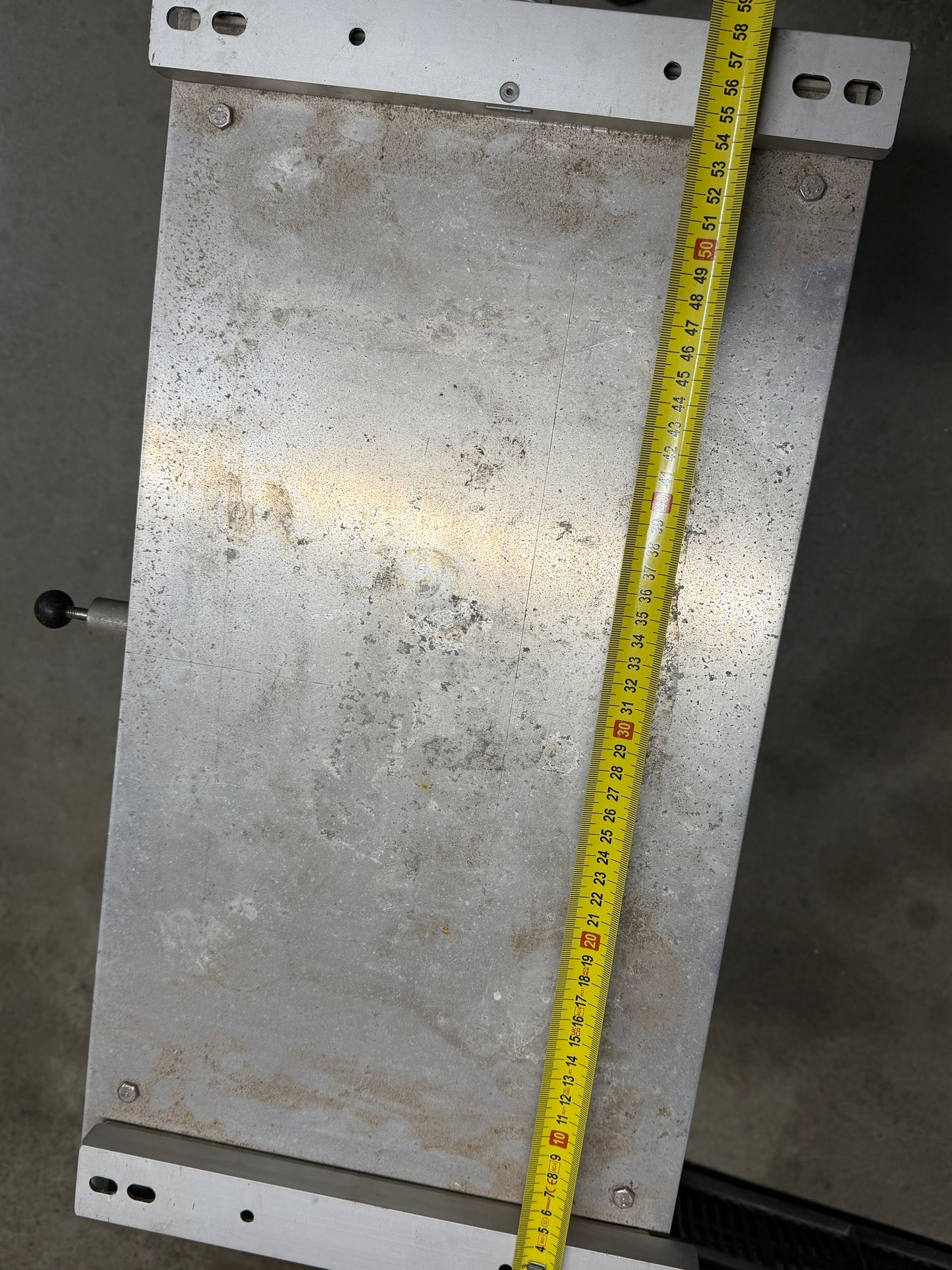 Tafelpoot 50 cm hoog verstelbaar