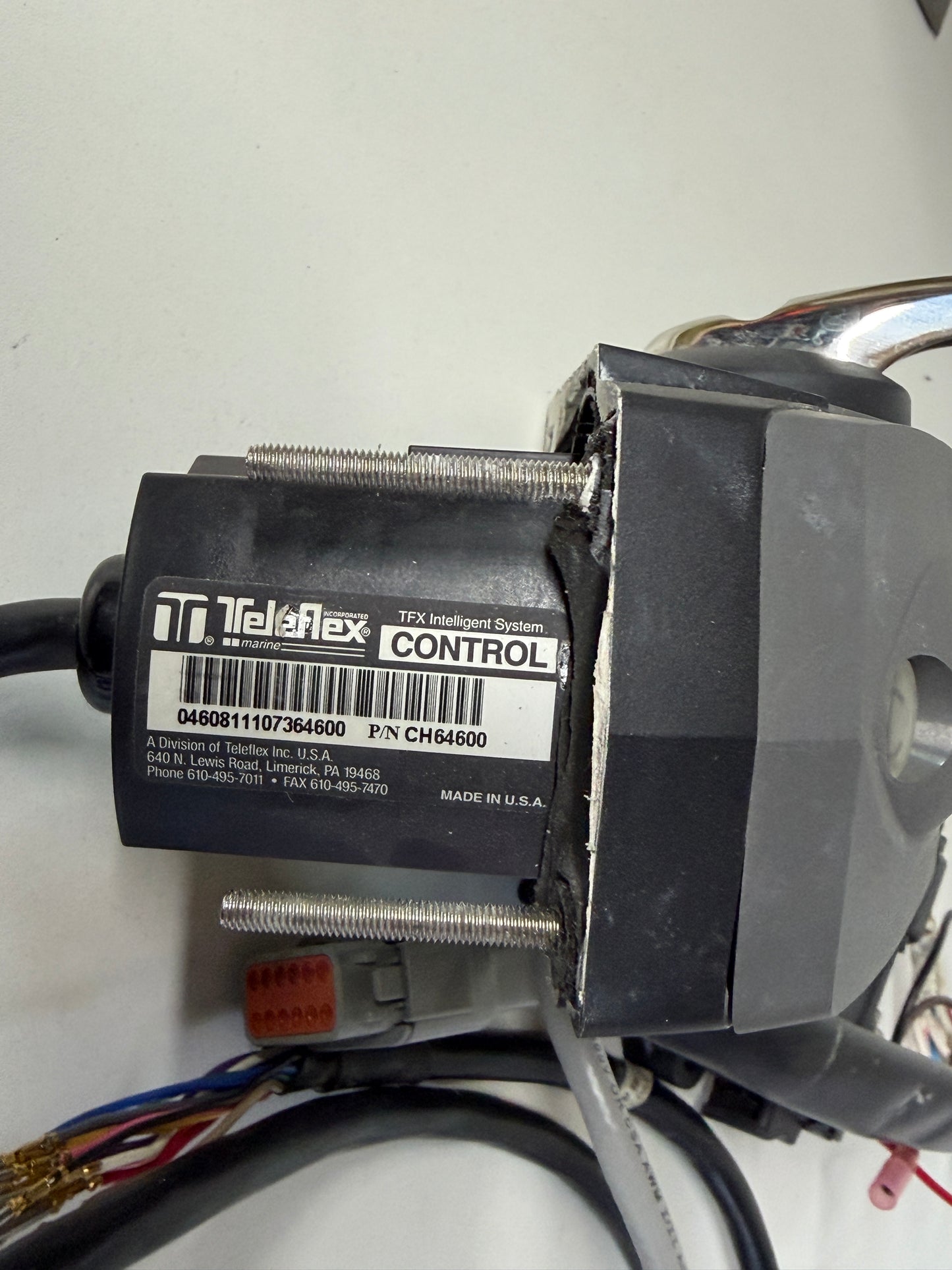 Teleflex Control P/N CH64600 gashendel