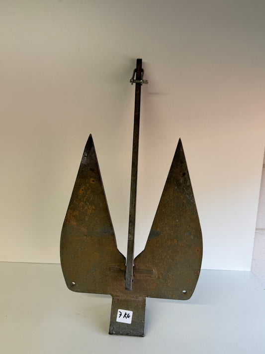 Danforth / French anker 7 kg met harpsluiting