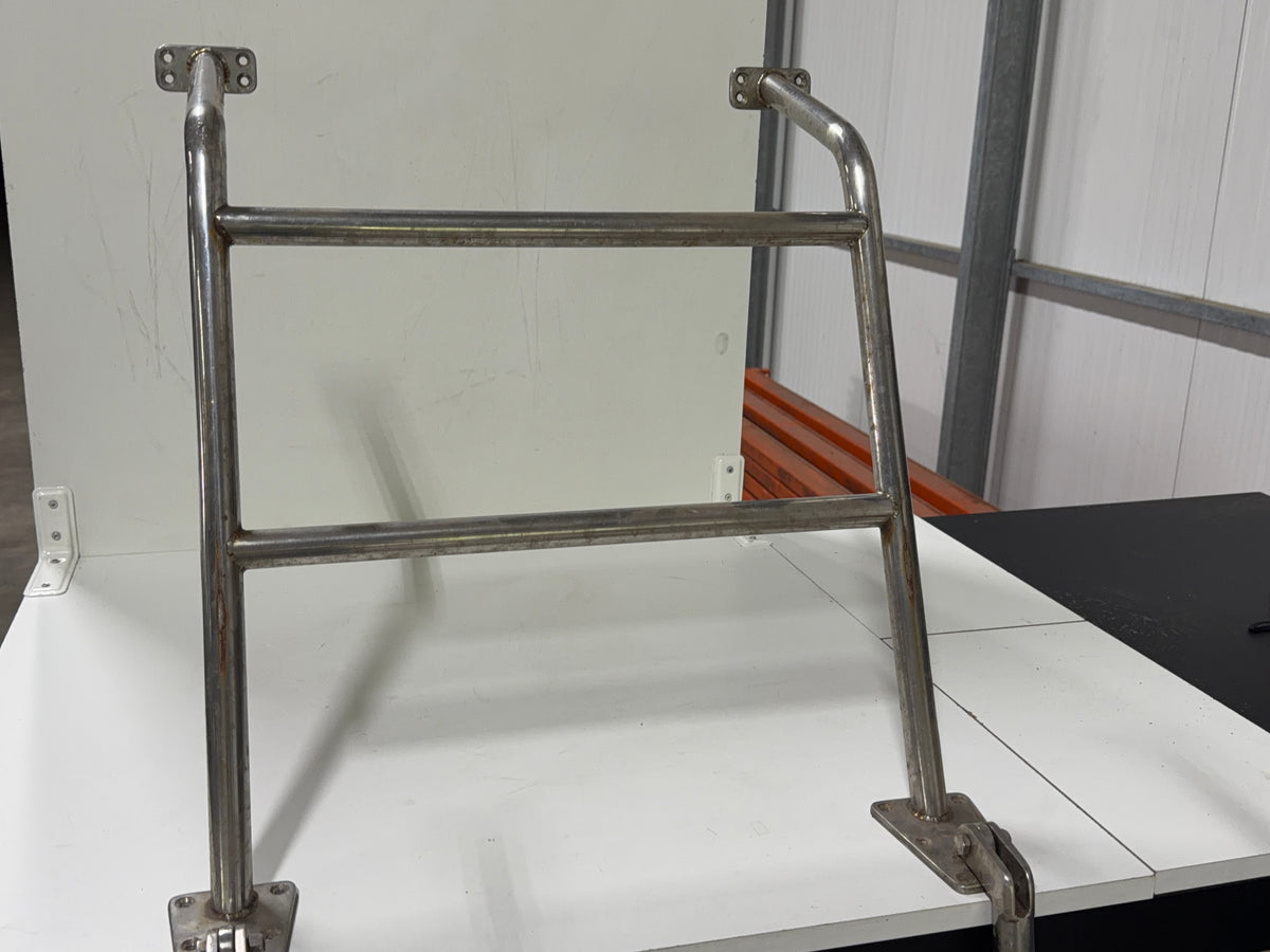 Grote RVS zwemtrap 7/8 treden 48 cm breed