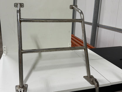 Grote RVS zwemtrap 7/8 treden 48 cm breed