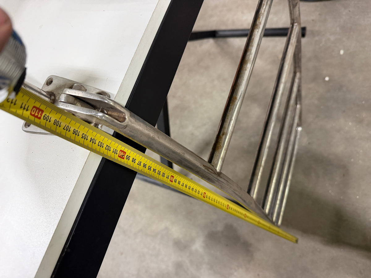 Grote RVS zwemtrap 7/8 treden 48 cm breed