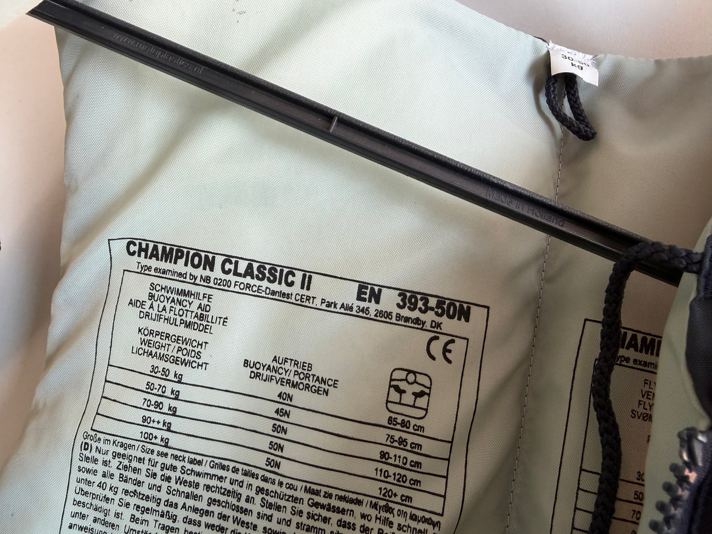 Marinepool 30-50 KG zwemvest nieuw