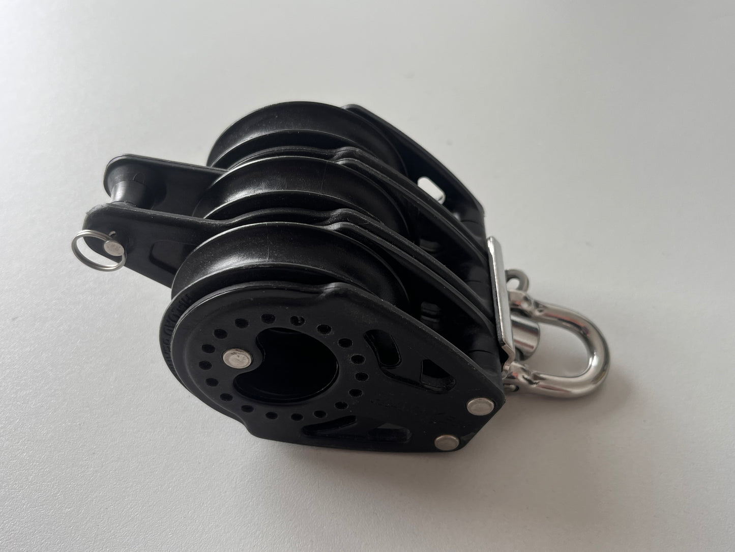 Harken 57C 3 Schijfsblok met Hondsvot en draaiwartel