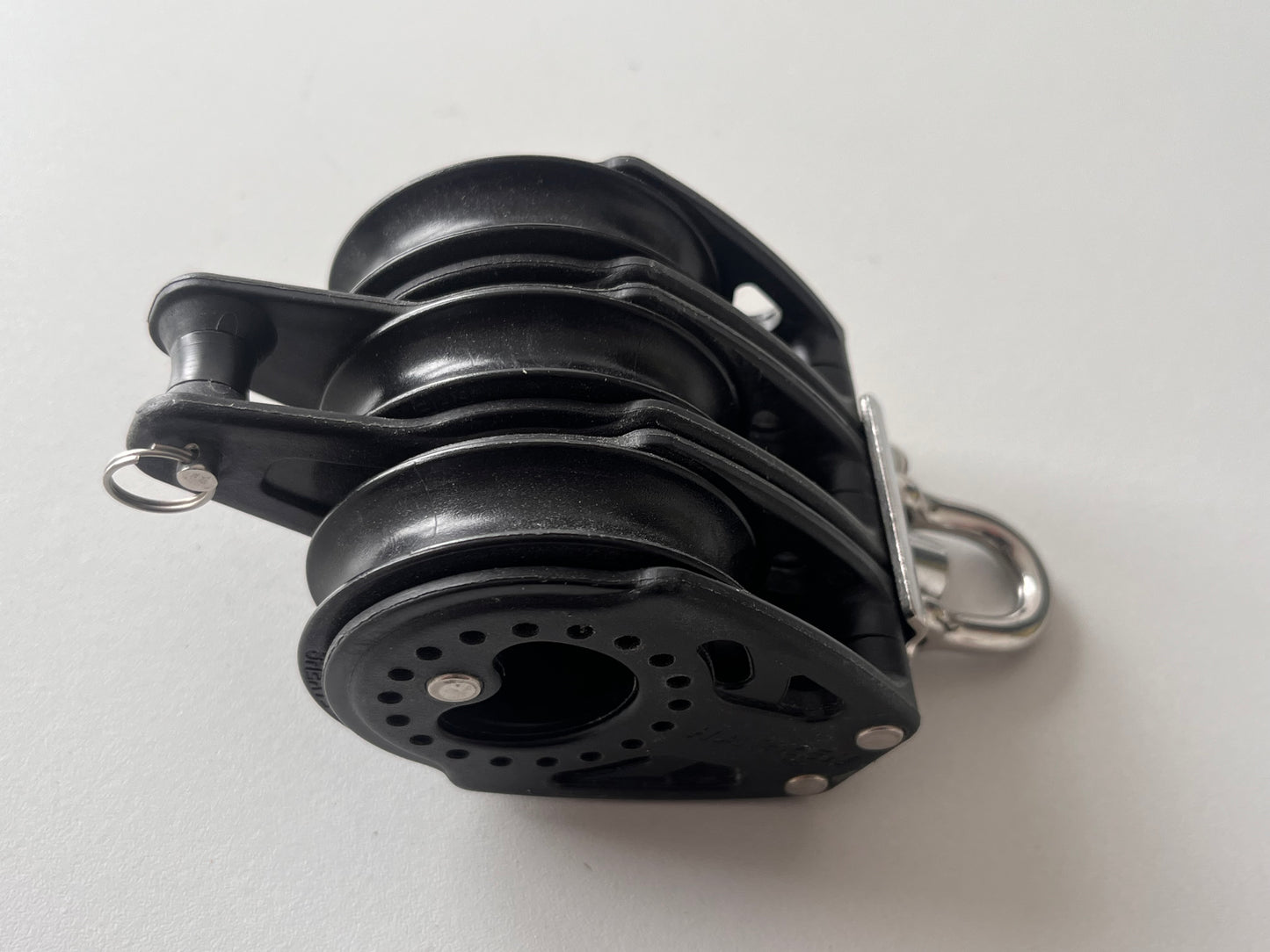 Harken 57C 3 Schijfsblok met Hondsvot en draaiwartel