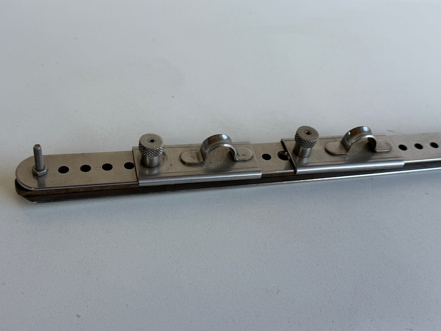 2 x Rail + oog slede 50 cm lang 25 mm breed