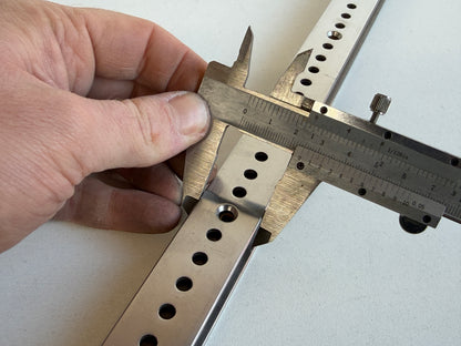4 x Rails 50 cm lang 25 mm breed