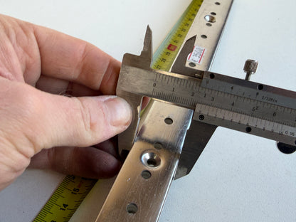 2 x Rails 40 cm lang 25 mm breed