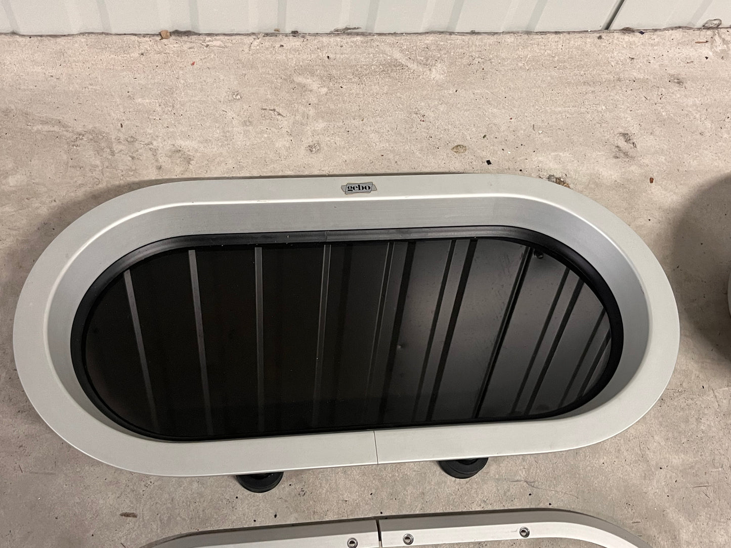 Gebo patrijspoort kogelrond / open raam 505 x 255 mm