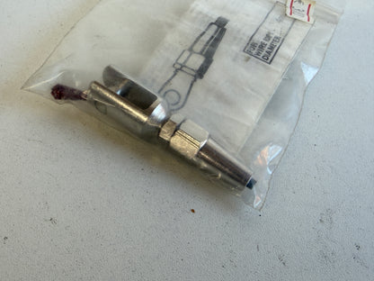 Rvs Doe het zelf terminal met gaffel voor kabel 4 mm