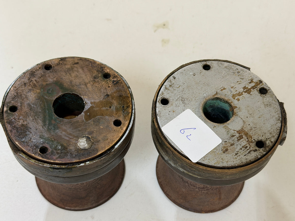 Tufnol sjorlieren met bronzen onderkant nr 62