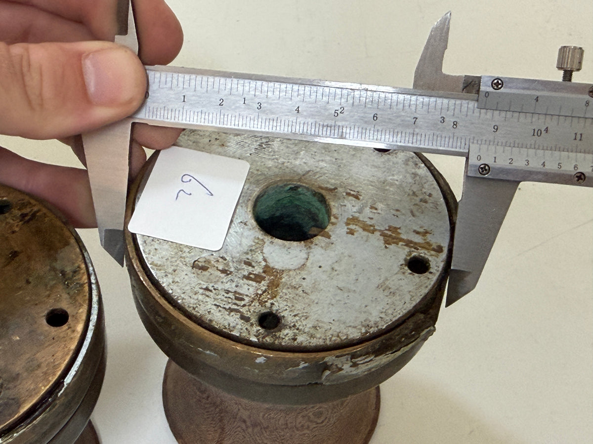 Tufnol sjorlieren met bronzen onderkant nr 62