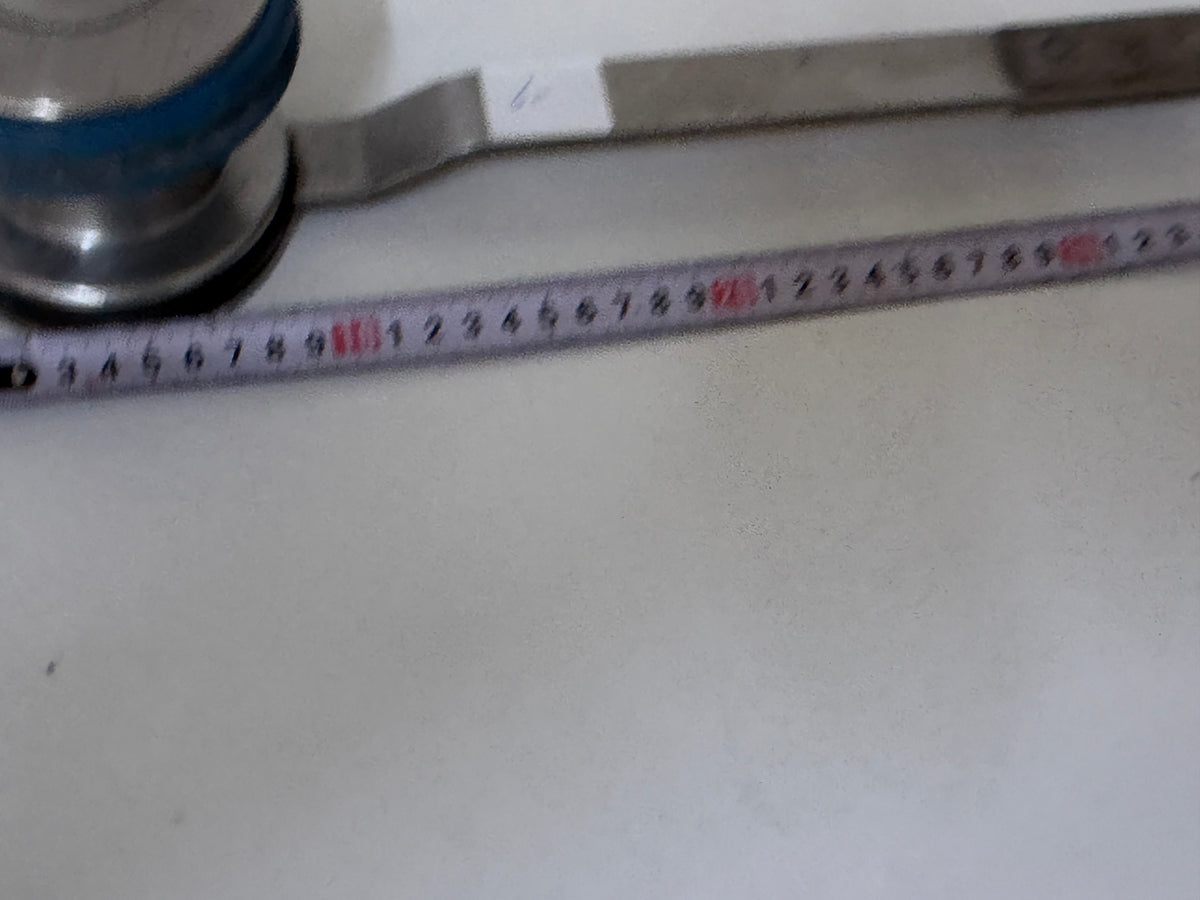 RVS HYE Lier met vaste hendel, tufnol einde nr 65