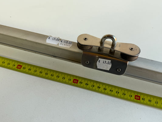 Rail 93 cm cm 22 mm breed met kar en blokken