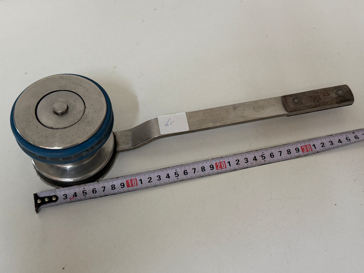 RVS HYE Lier met vaste hendel, tufnol einde nr 65
