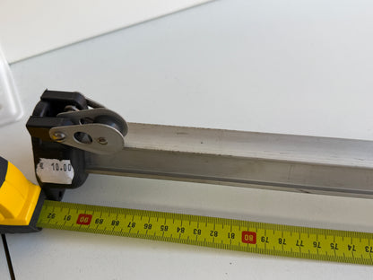 Rail 93 cm cm 22 mm breed met kar en blokken