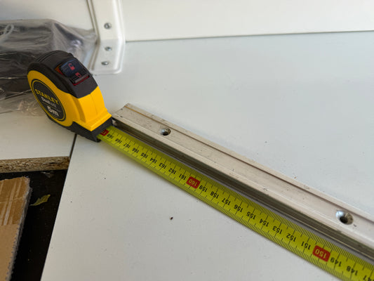 Rail 170 cm lang 25 mm breed