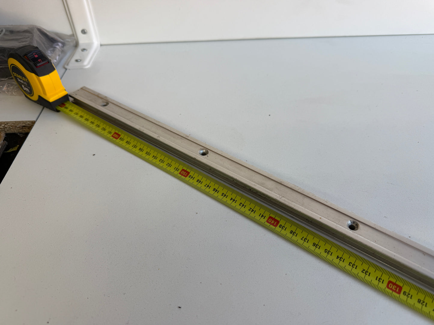 Rail 170 cm lang 25 mm breed
