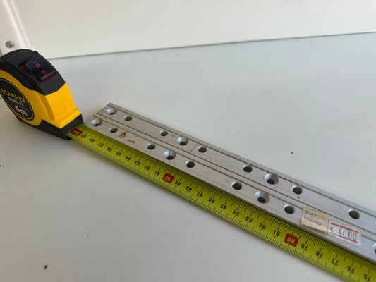 2 x Rail 100 cm lang 20 mm breed