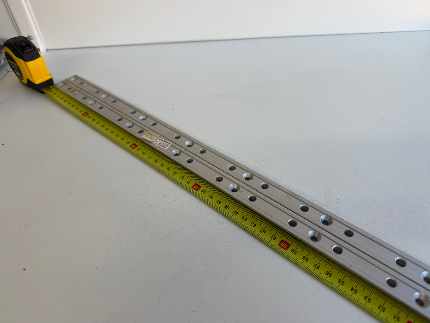 2 x Rail 100 cm lang 20 mm breed