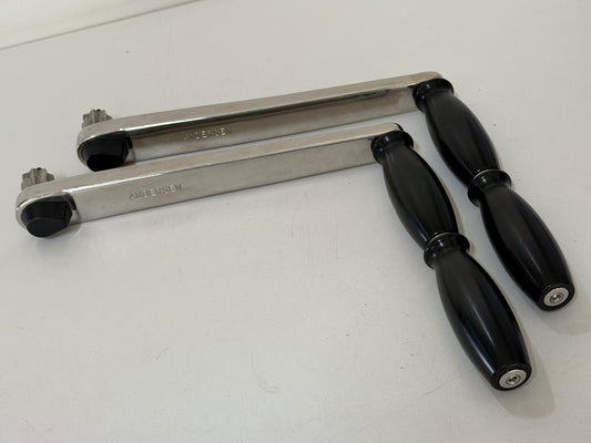 Set nieuwe Andersen lierhendels met dubbele grip/handvatten