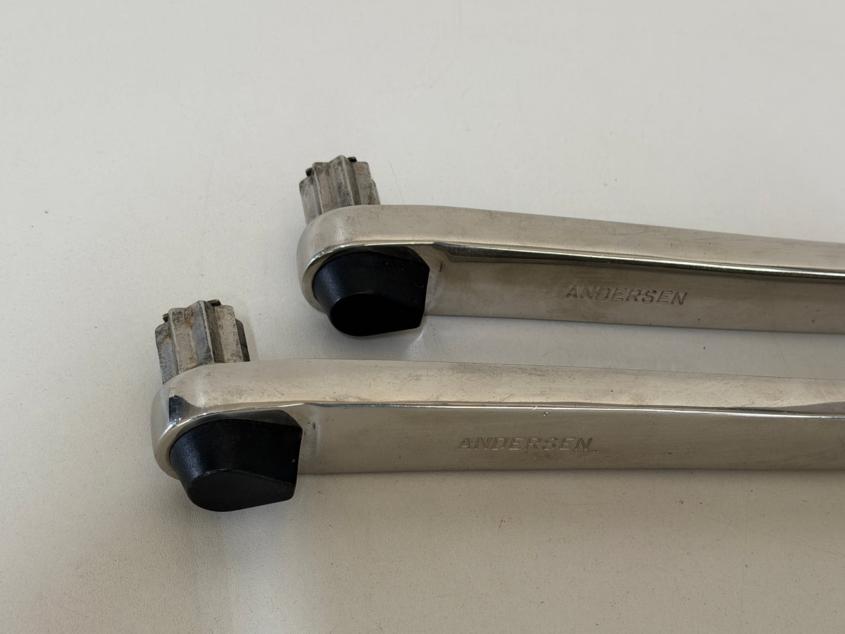 Set nieuwe Andersen lierhendels met dubbele grip/handvatten
