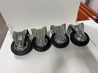 Bokwiel met plaat 160 mm