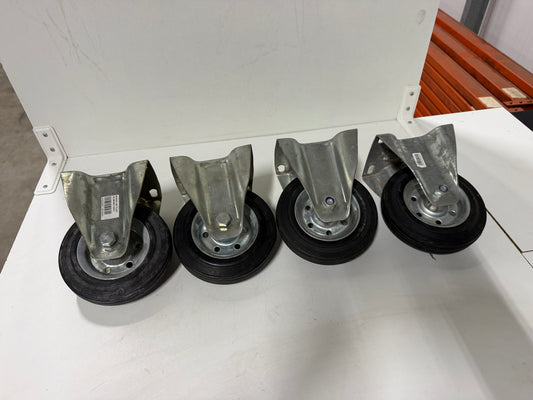 Bokwiel met plaat 160 mm