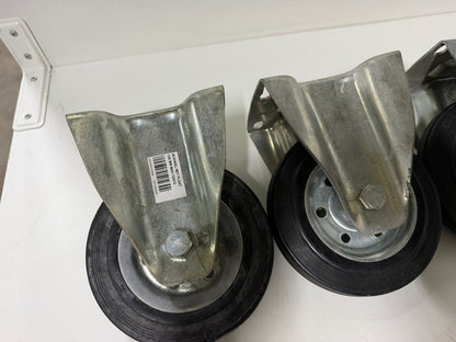 Bokwiel met plaat 160 mm
