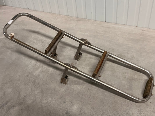 Zwemtrap met 3 houten treden