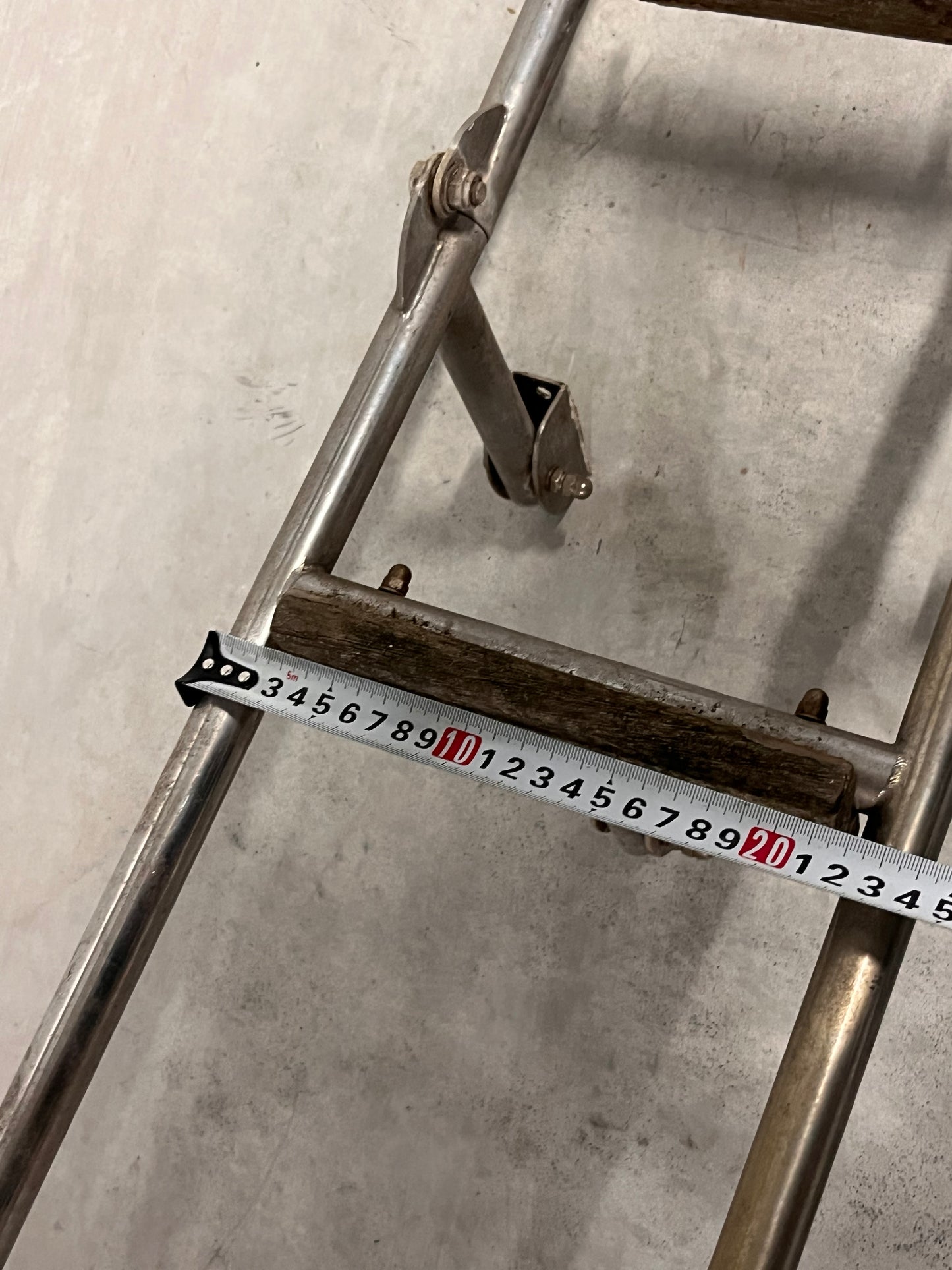 Zwemtrap met 3 houten treden