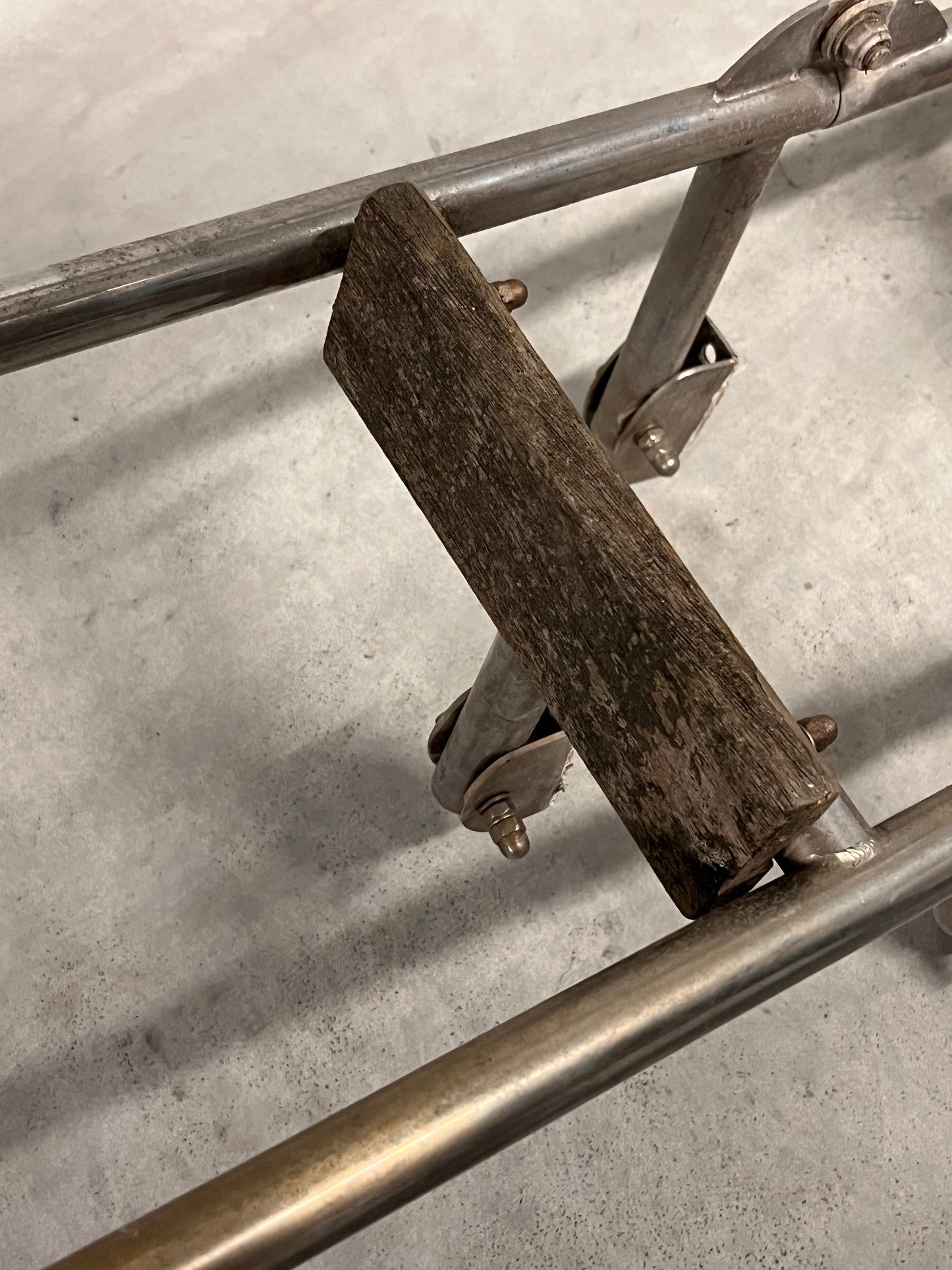 Zwemtrap met 3 houten treden