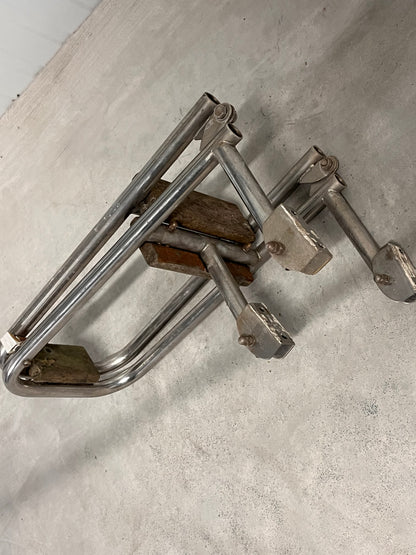 Zwemtrap met 3 houten treden