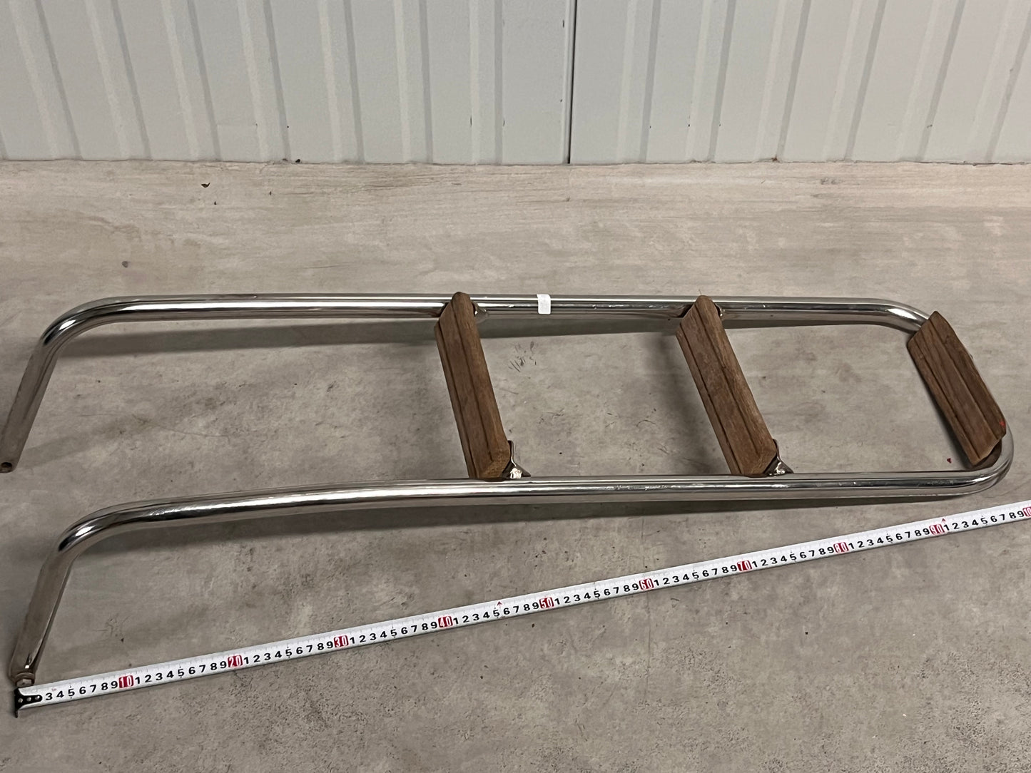 Zwemtrap met 3 houten treden