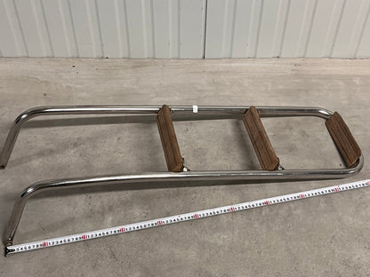 Zwemtrap met 3 houten treden