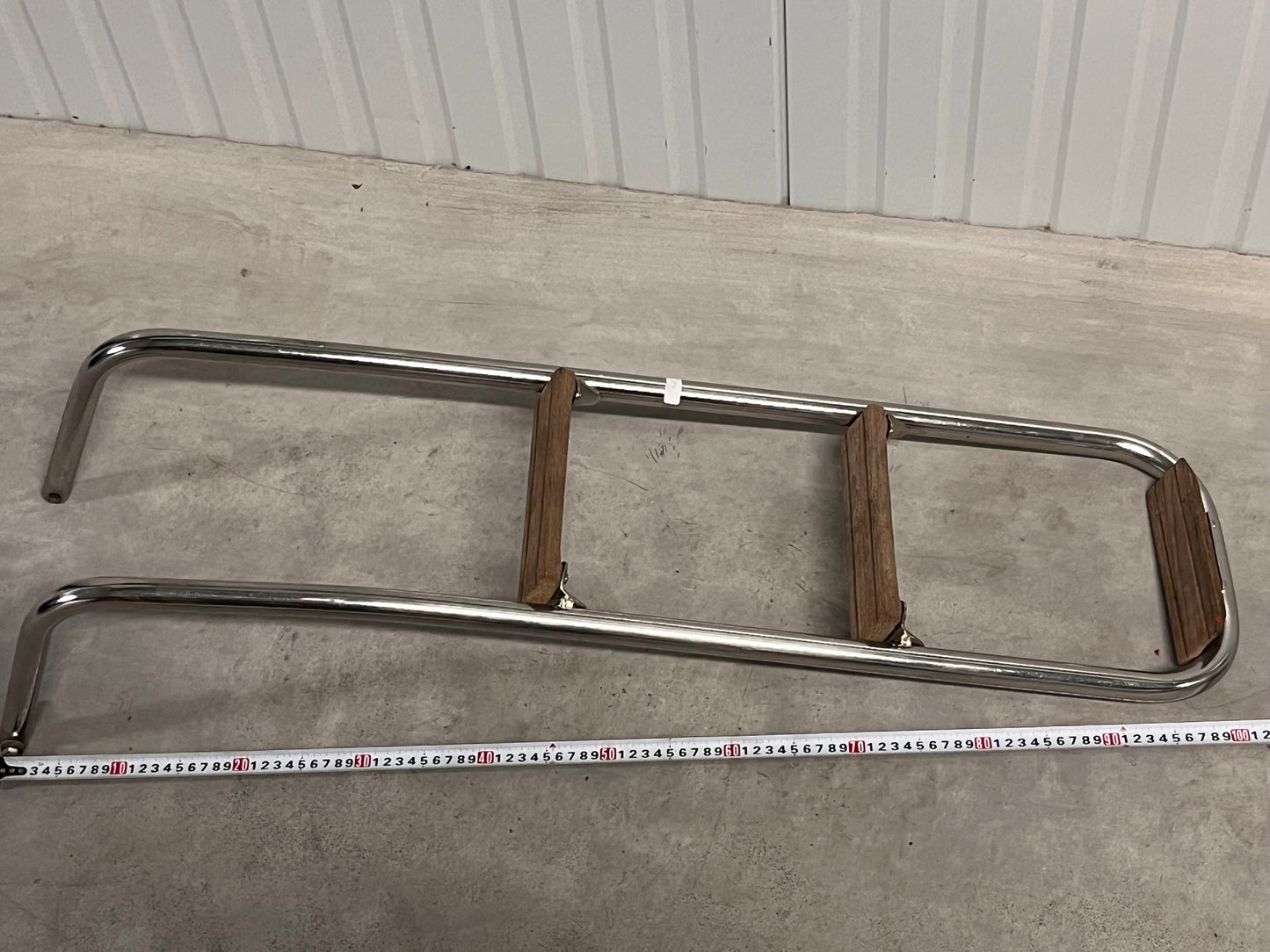 Zwemtrap met 3 houten treden