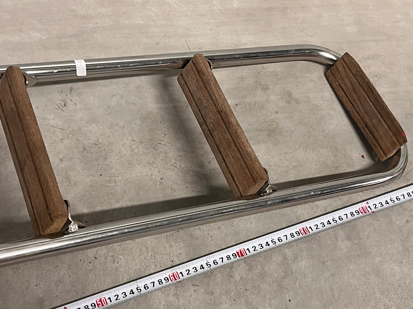 Zwemtrap met 3 houten treden