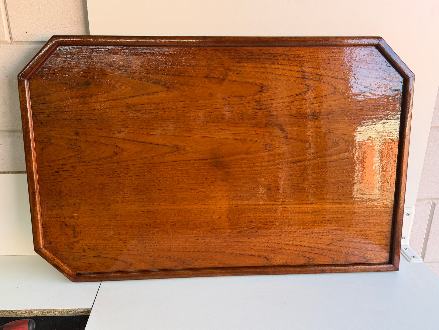 Houten tafelblad 86 x 55 cm