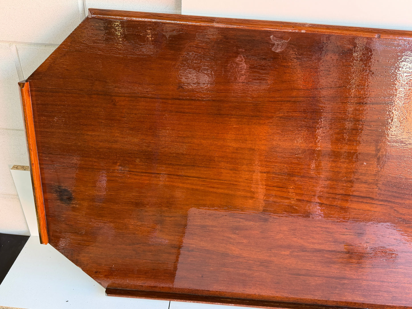 Houten tafelblad 110 x 62 cm