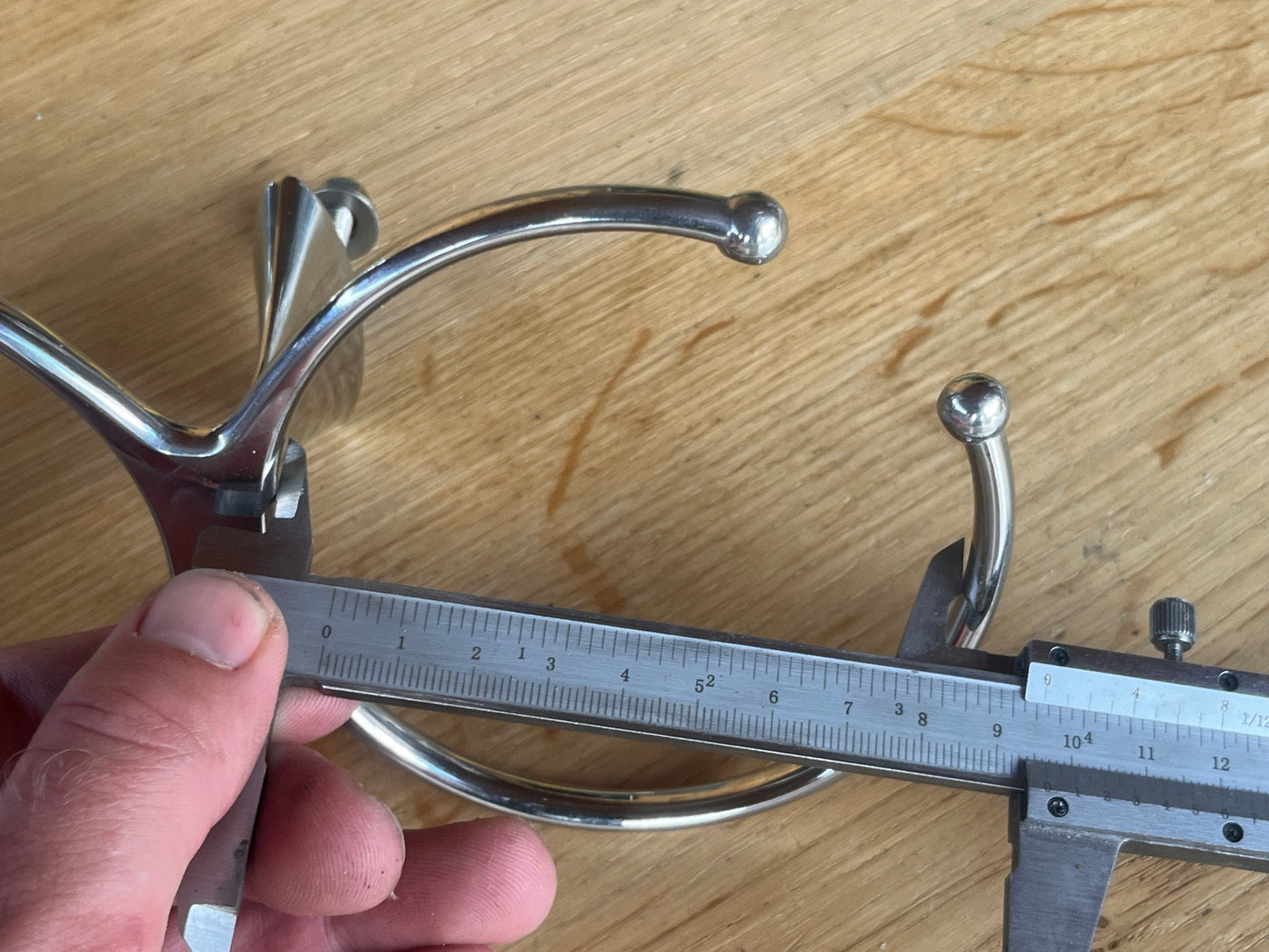 RVS bekerhouder Ø95 mm