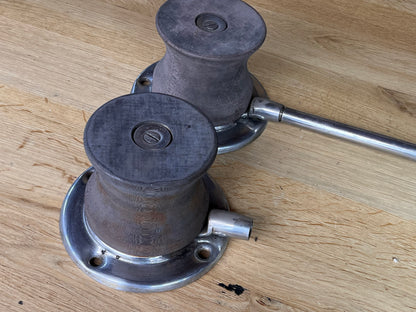 Grote Tufnol lieren met hendel