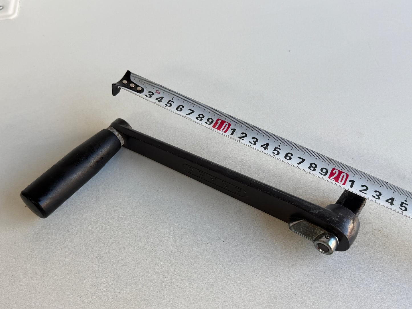 Enkes lierhendel met lock 22 cm