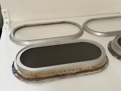 Gebo patrijspoort 39 x 20 cm kogelrond