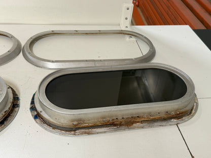 Gebo patrijspoort 39 x 20 cm kogelrond