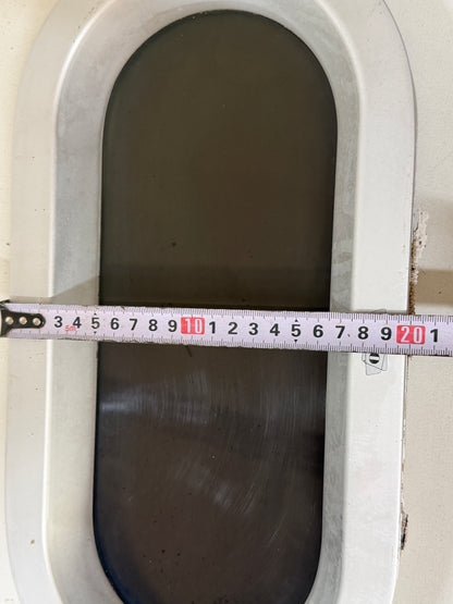 Gebo patrijspoort 39 x 20 cm kogelrond