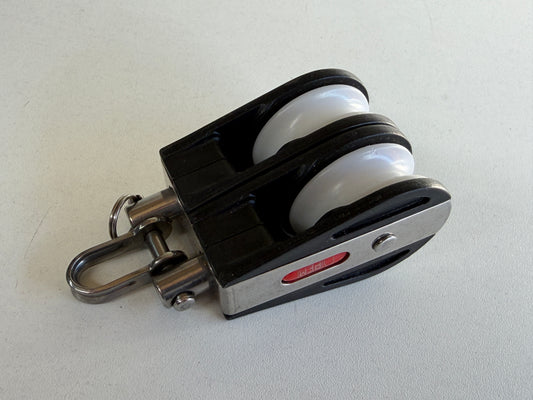 PEM 2 schijfs blok 39 mm 10 mm lijn