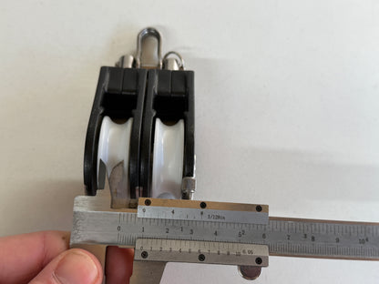 PEM 2 schijfs blok 39 mm 10 mm lijn
