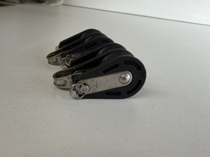 2 x Sprenger 2 schijfs blok 30 mm 8 mm lijn