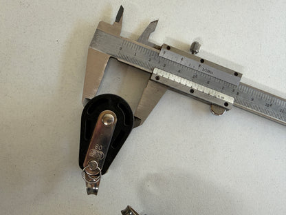 2 x Sprenger 2 schijfs blok 30 mm 8 mm lijn