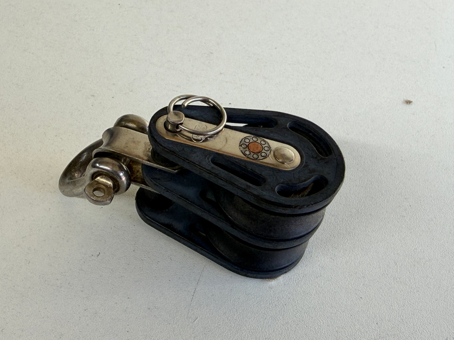 Sprenger 2 schijfs blok 34 mm 10 mm lijjn, gelagerd